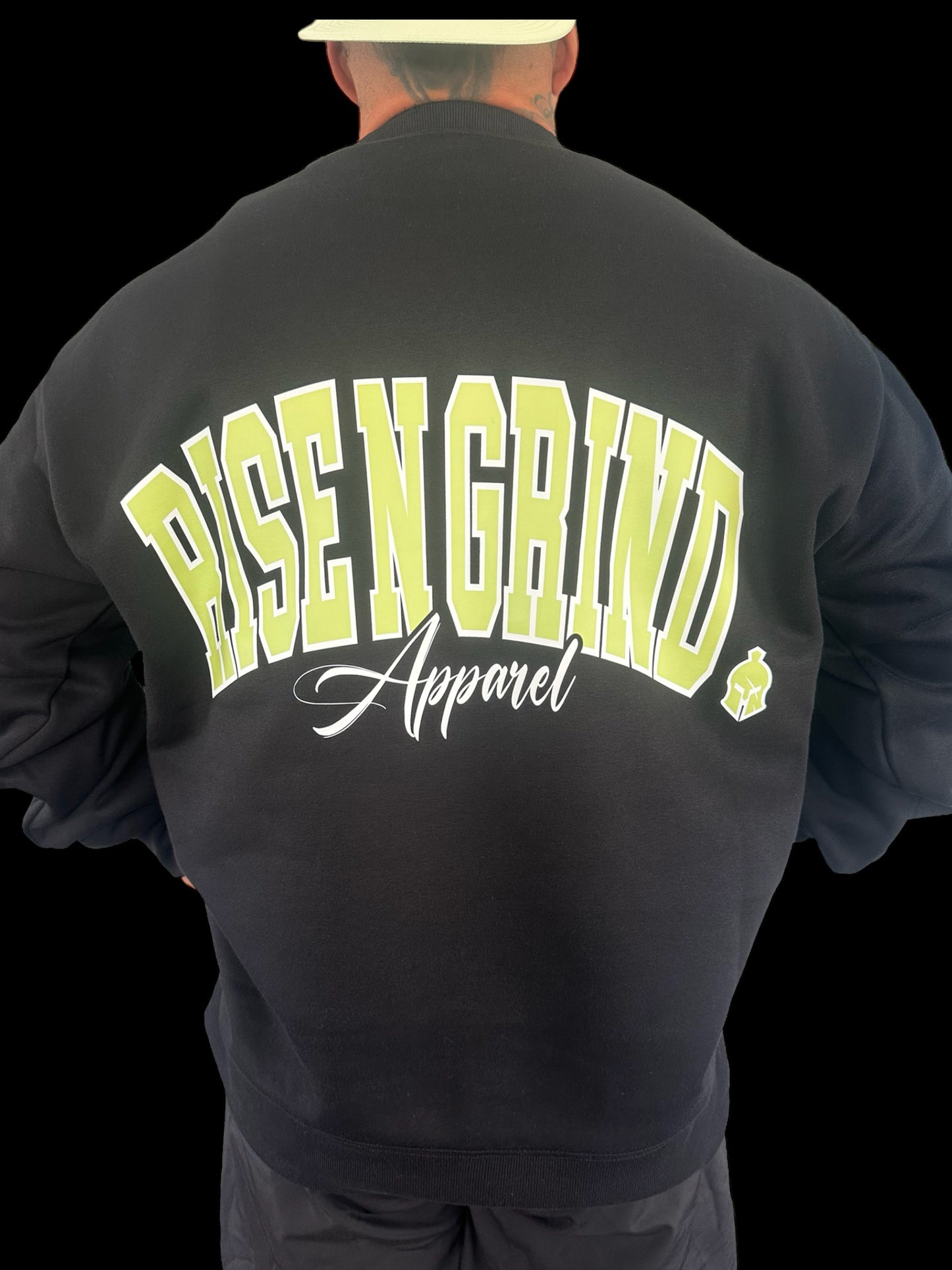 Rise n grind varsity crew (heavy oversized)