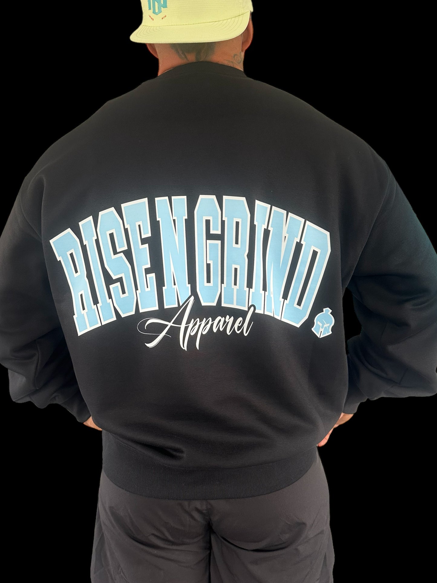 Rise n grind varsity crew (heavy oversized)