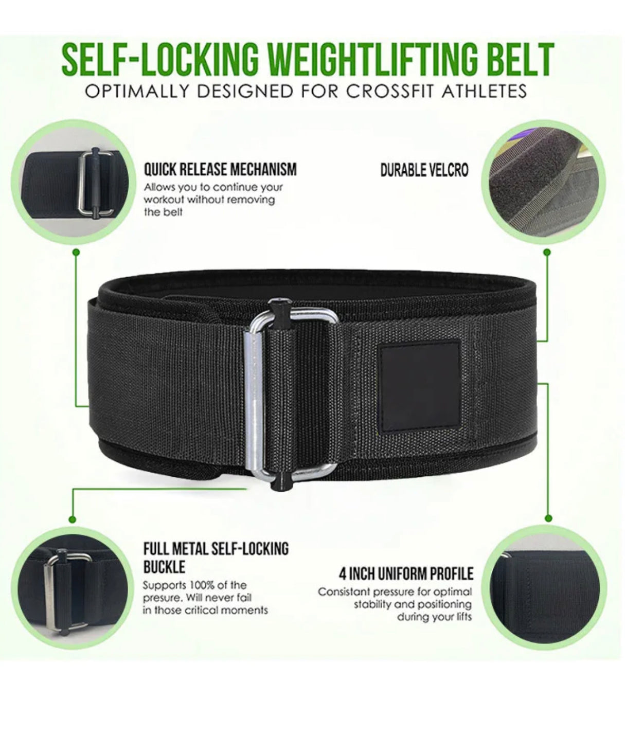 Rng “Trenches” lifting belt (lightweight)