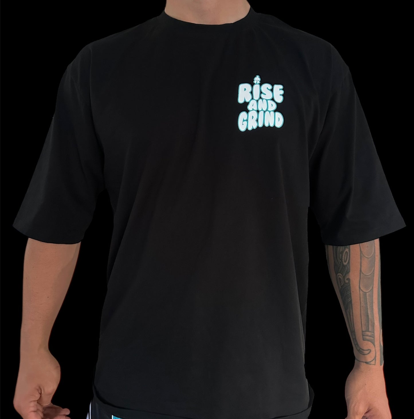 Rise and Grind Bubble Tee (oversized)