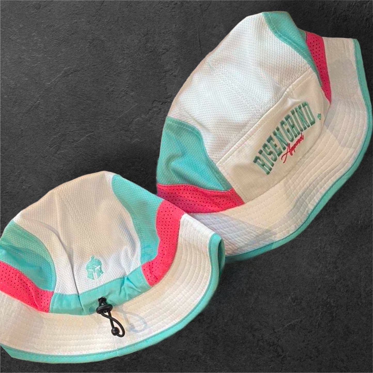 Rise and grind bucket hats