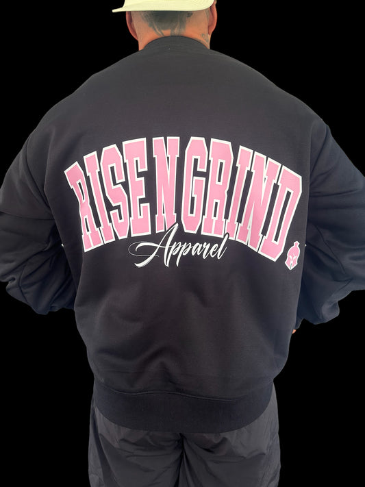 Rise n grind varsity crew (heavy oversized)