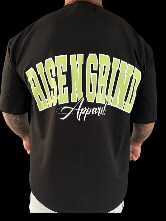 “ Rise and grind” oversized training tee